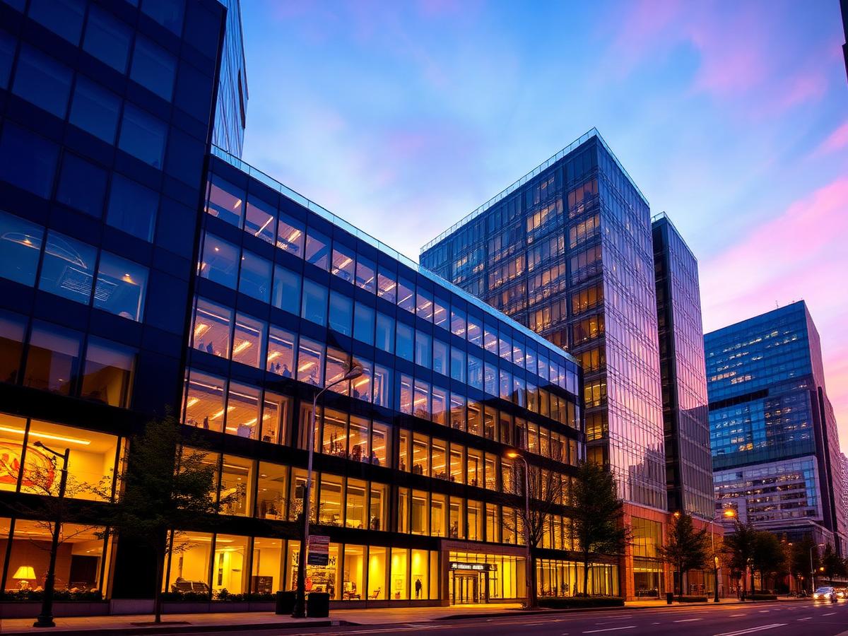 Office building exterior in Atlanta
